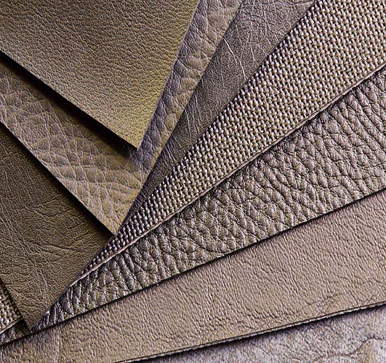 Layers of reconstituted leather